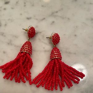 Beautiful red beaded dangly earrings from Shopbop.